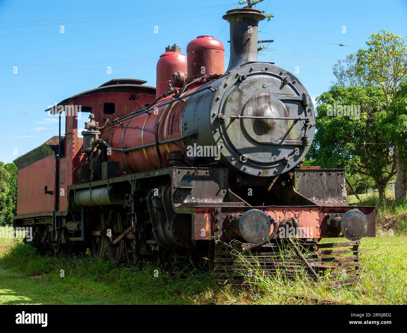 Queensland Railways Steam Locomotive C17 Number 812, Railco, Atherton, Australia. Foto Stock