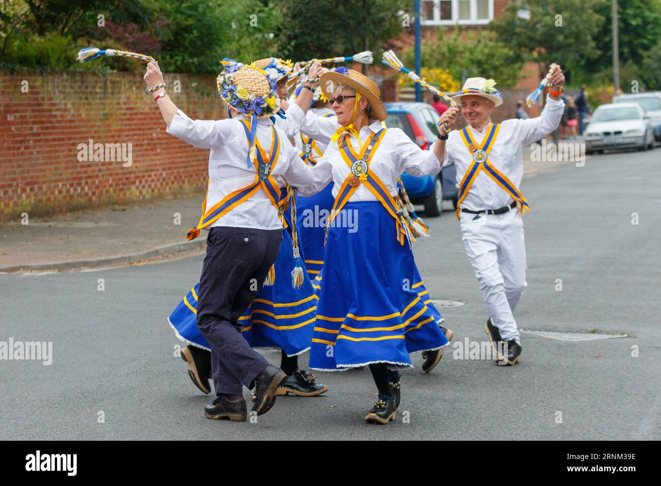 Morris ballerini allo Sheringham Potty Festival 2019 Foto Stock