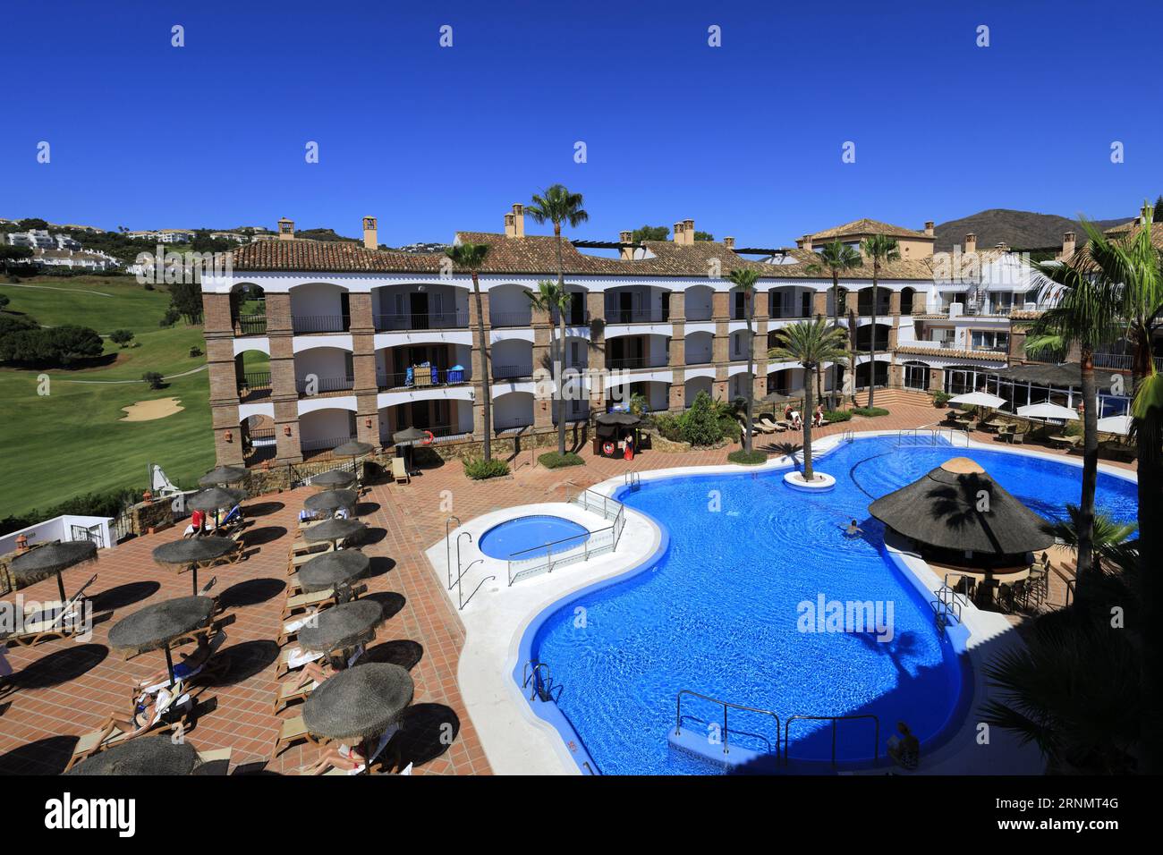 The Hotel la Cala Golf Resort, Mirador del Golf, la Cala de Mijas, Málaga, Andalusia, Spagna Foto Stock