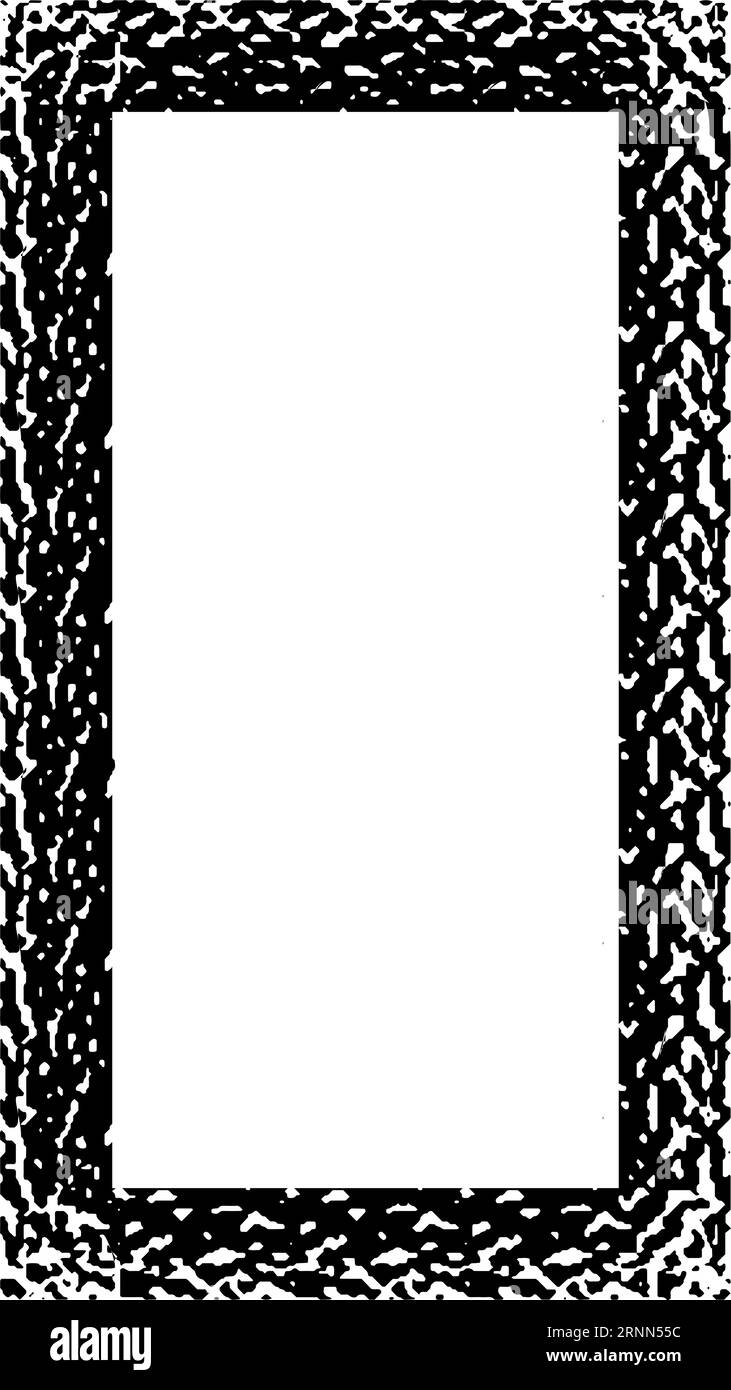 Cornici vintage foto, foto, fotogrammi vettoriali retrò creano un collage di gallerie Illustrazione Vettoriale