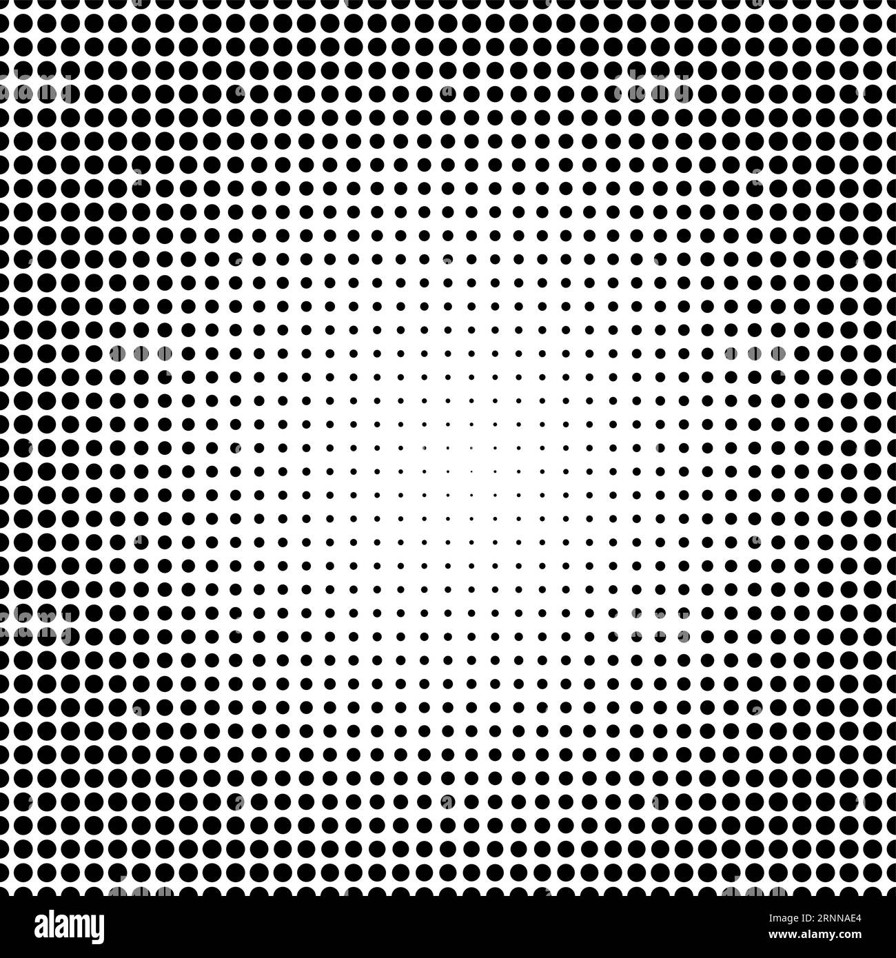 Modello a punti rotondi. Effetto luce. Stile mezzitoni Illustrazione Vettoriale