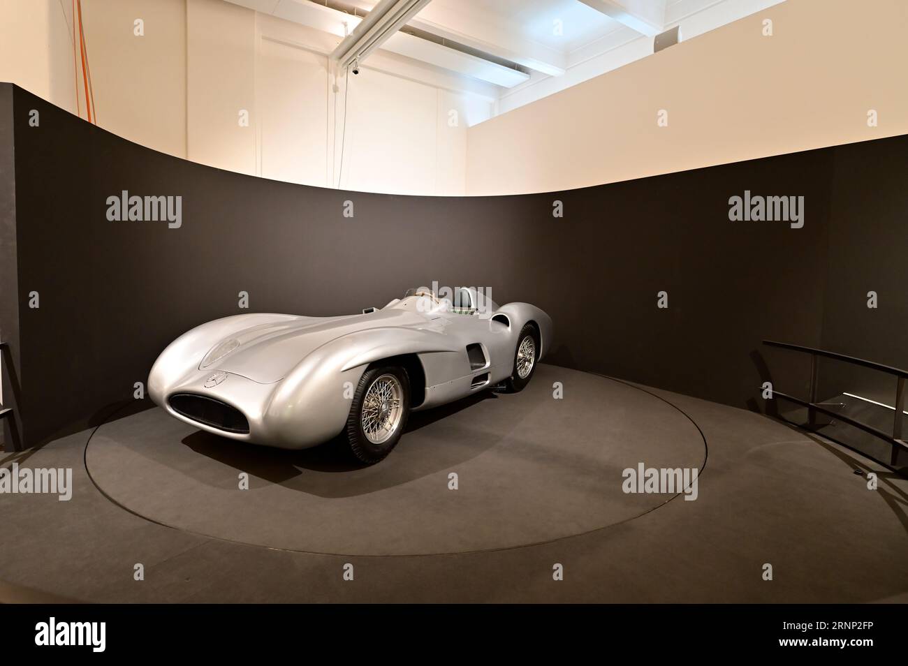 Vienna, Austria. Museo tecnico di Vienna. Mercedes-Benz W 196 freccia argento, auto da corsa di Formula 1 delle stagioni 1954 e 1955 Foto Stock