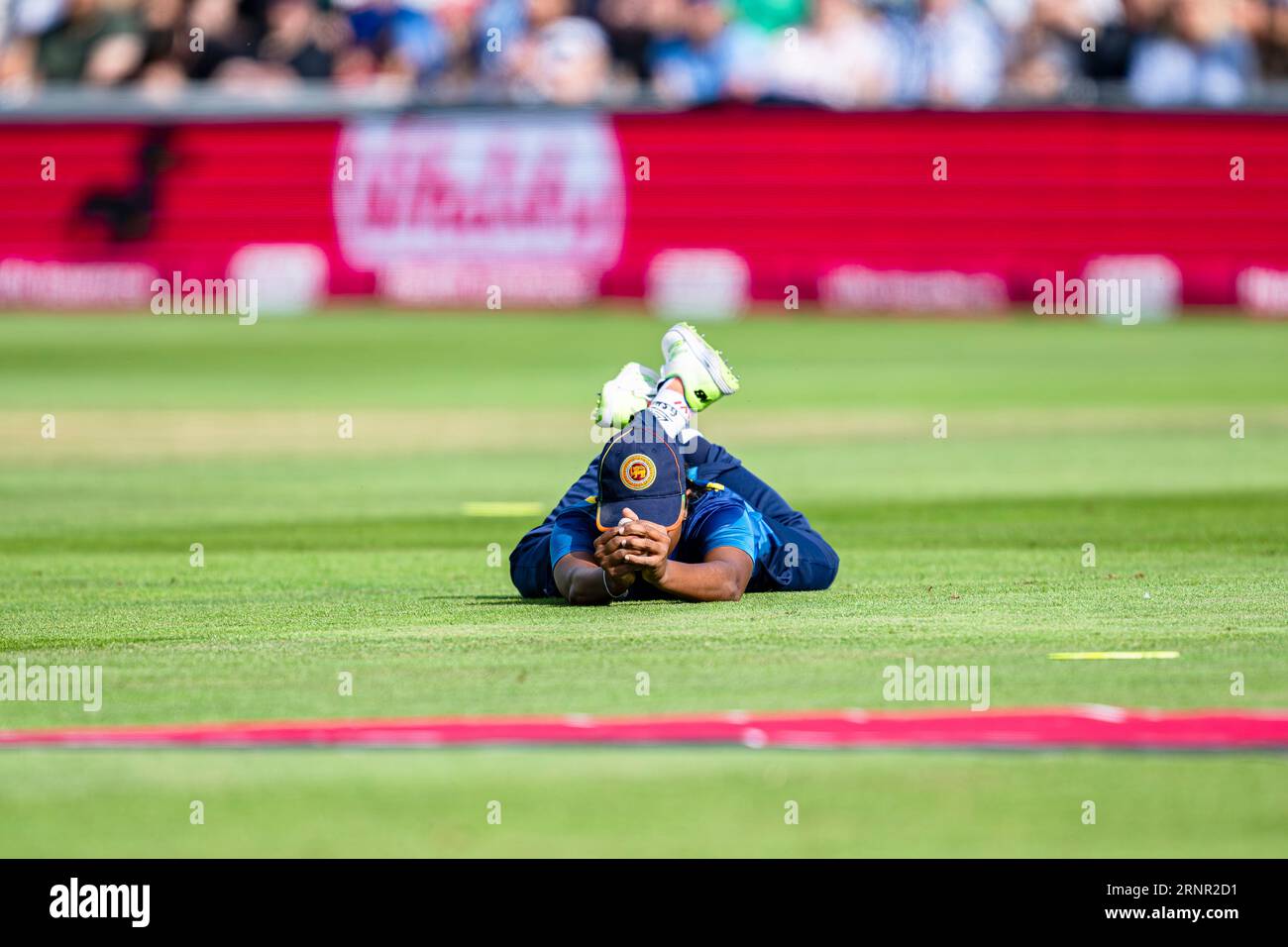 CHELMSFORD, REGNO UNITO. 2 settembre 2023. Durante England Women contro Sri Lanka Women - 2nd Vitality IT20 presso il Cloud County Ground sabato 2 settembre 2023 a CHELMSFORD IN INGHILTERRA. Crediti: Taka Wu/Alamy Live News Foto Stock