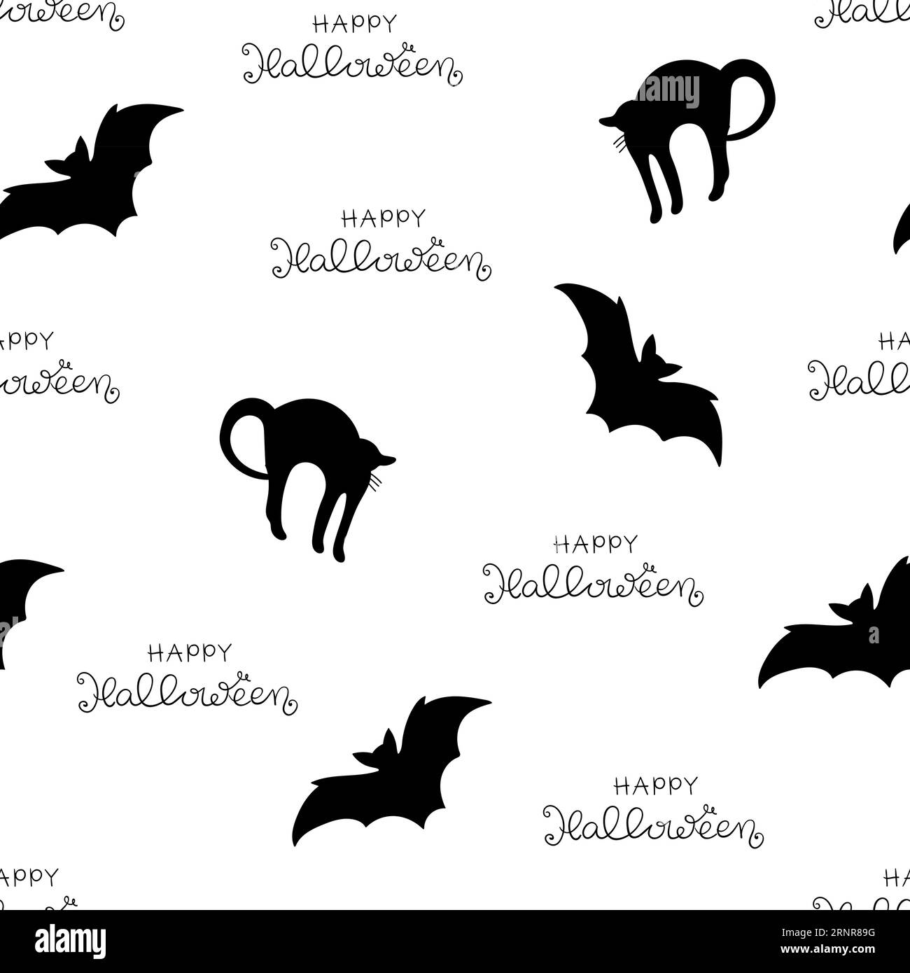 Motivo Halloween senza cuciture. Illustrazione vettoriale della festa di Halloween. ragnatela e zucca su sfondo chiaro. Motivo vettoriale di Halloween senza cuciture. Illustrazione Vettoriale