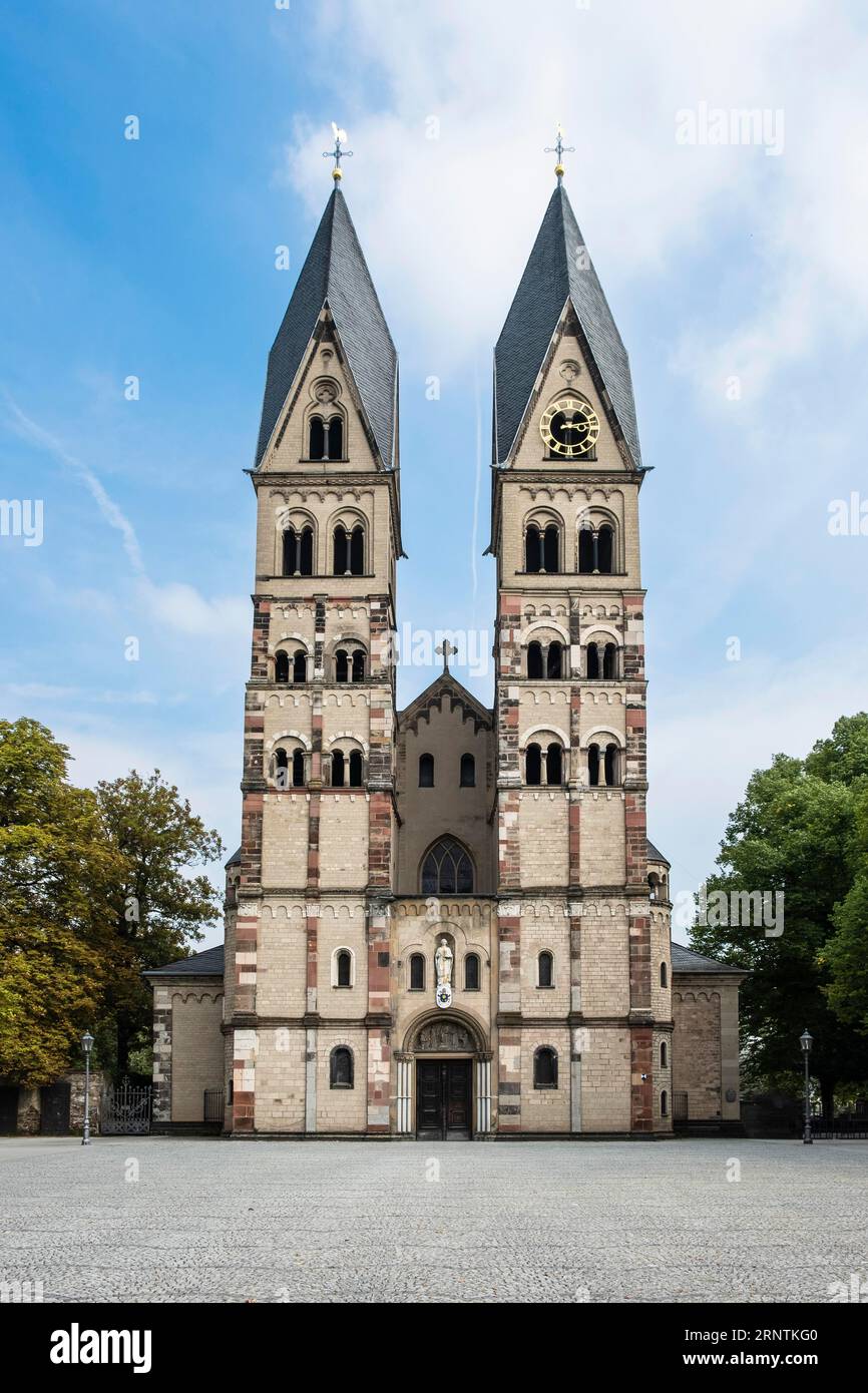 St Basilica di Kastor a Coblenza, Germania Foto Stock