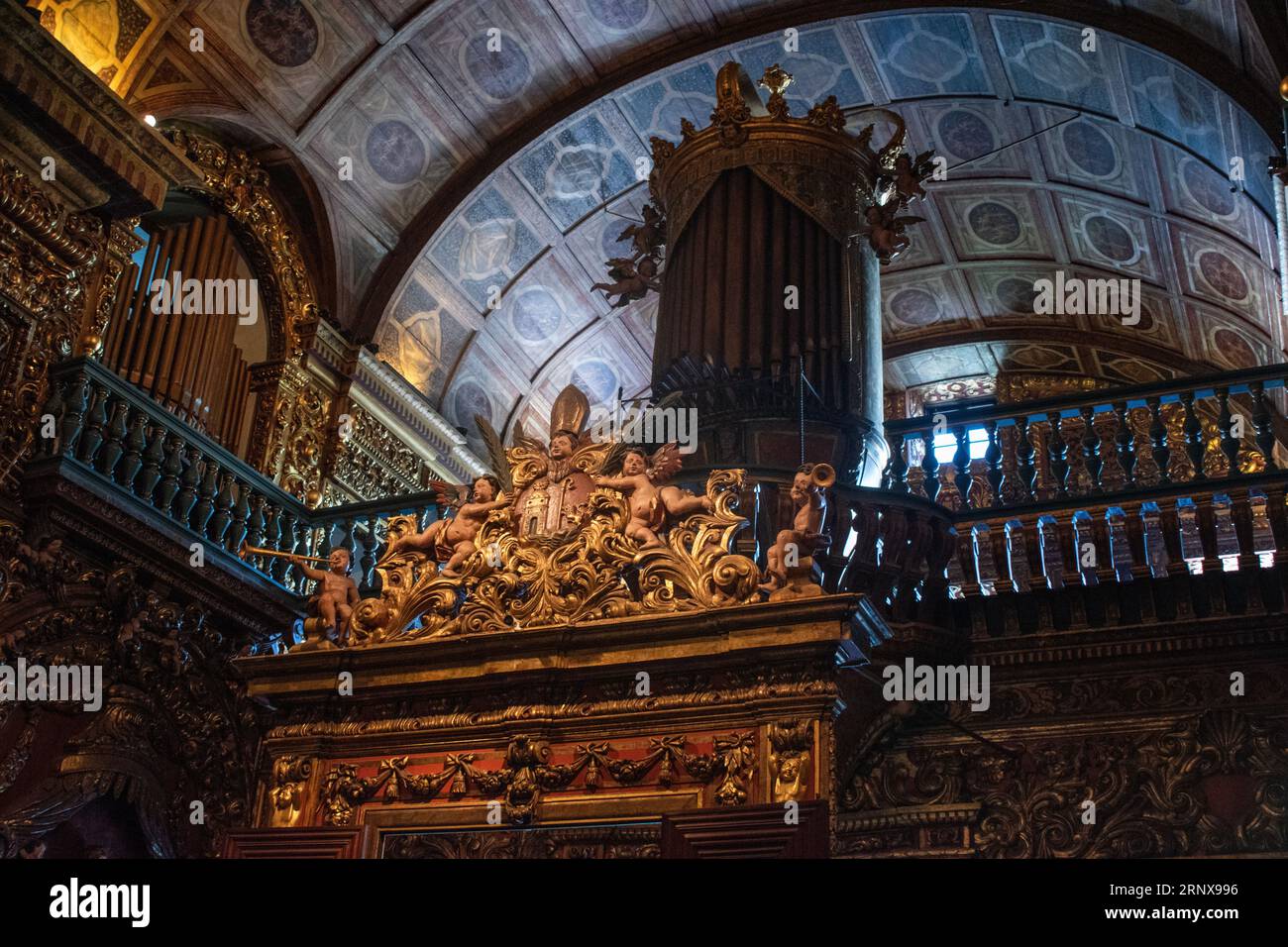 Rio de Janeiro, Brasile: Abbazia di nostra Signora di Montserrat (Abadia de Nossa Senhora do Monserrate), Monastero di San Benedetto (Mosteiro de Sao Bento) Foto Stock