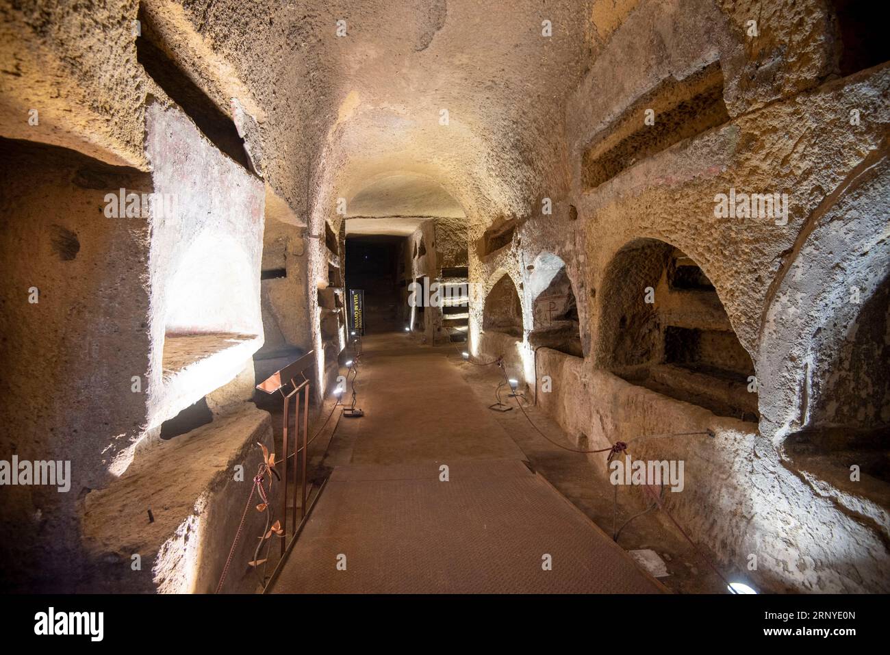 Catacombe di San Gennaro - Napoli - Italia Foto Stock