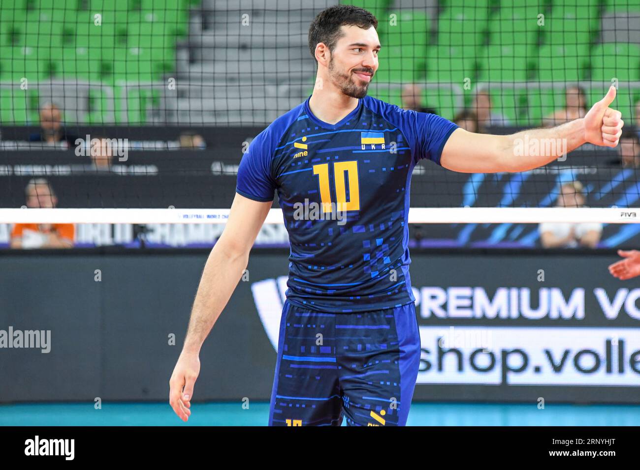 Yurii Semeniuk (Ucraina). Campionato del mondo di pallavolo 2022. Round di 16 Foto Stock