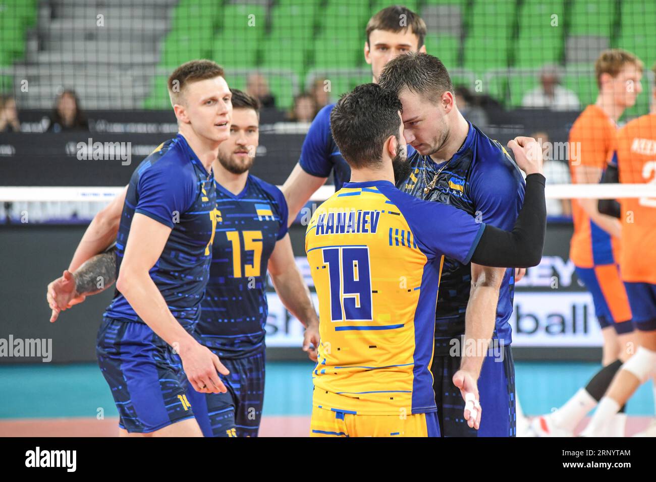 Nazionale Ucraina di pallavolo. Campionato del mondo di pallavolo 2022. Foto Stock
