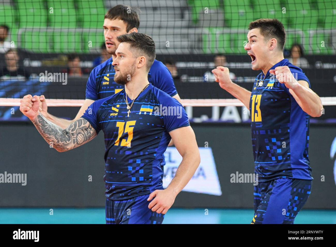 Nazionale Ucraina di pallavolo. Campionato del mondo di pallavolo 2022. Foto Stock