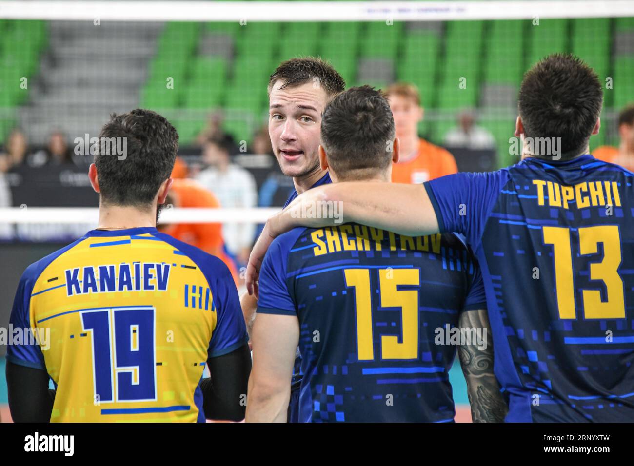 Nazionale Ucraina di pallavolo. Campionato del mondo di pallavolo 2022. Round di 16 Foto Stock