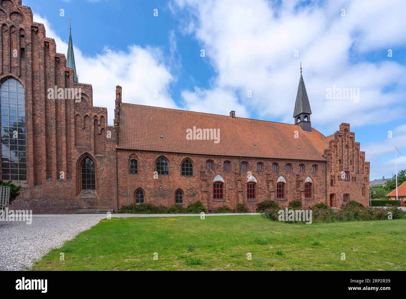 St Mary Church ex Priorato Carmelitano - Helsingor, Danimarca Foto Stock