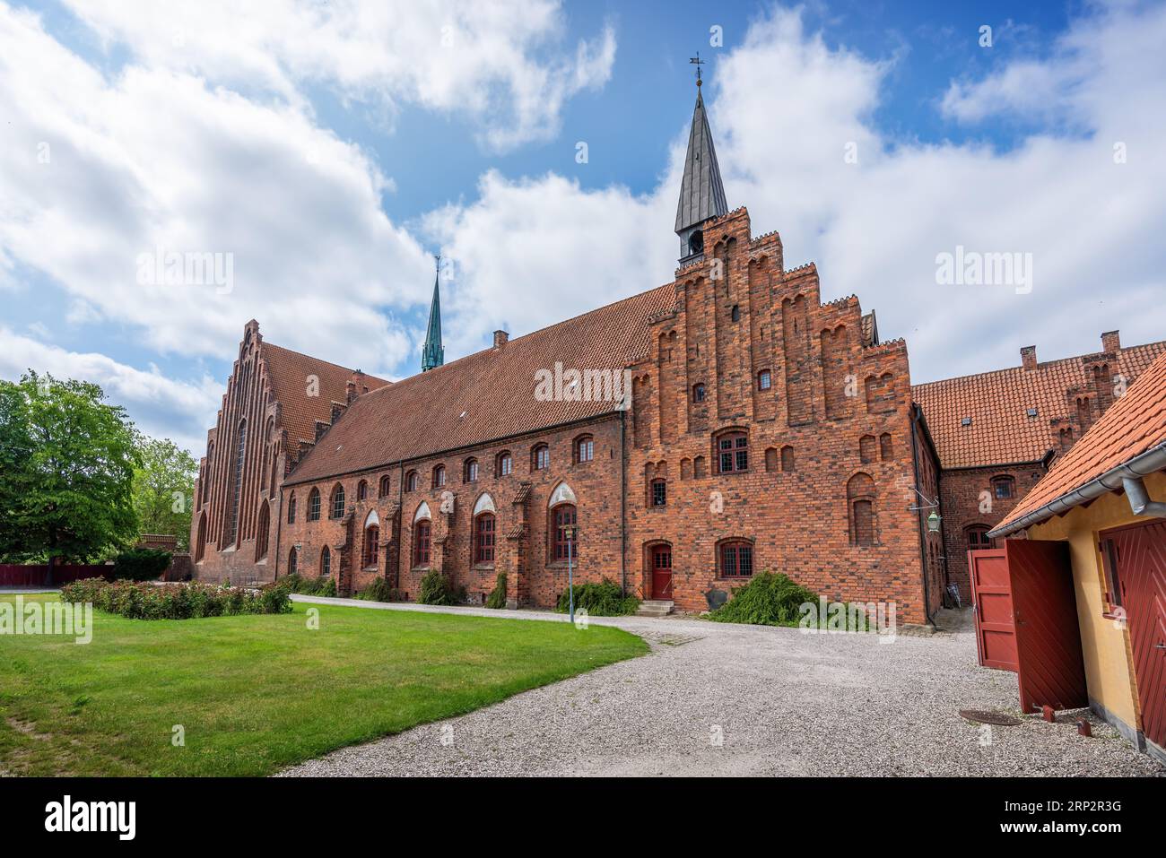 St Mary Church ex Priorato Carmelitano - Helsingor, Danimarca Foto Stock