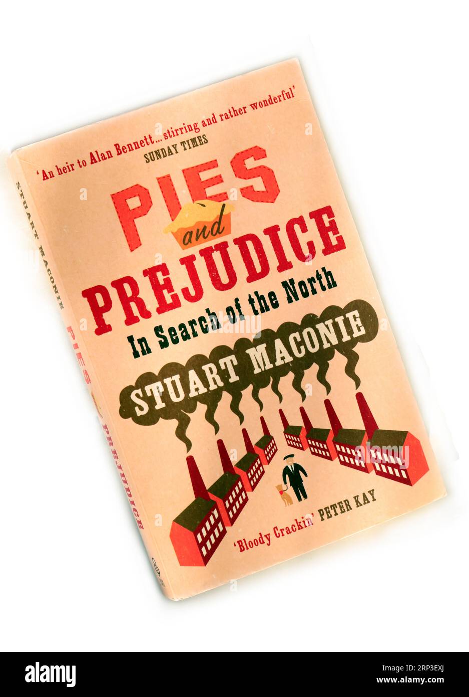 Torte e pregiudizi - in Search of the North di Stuart Maconie. Copertina libro, allestimento studio. Foto Stock