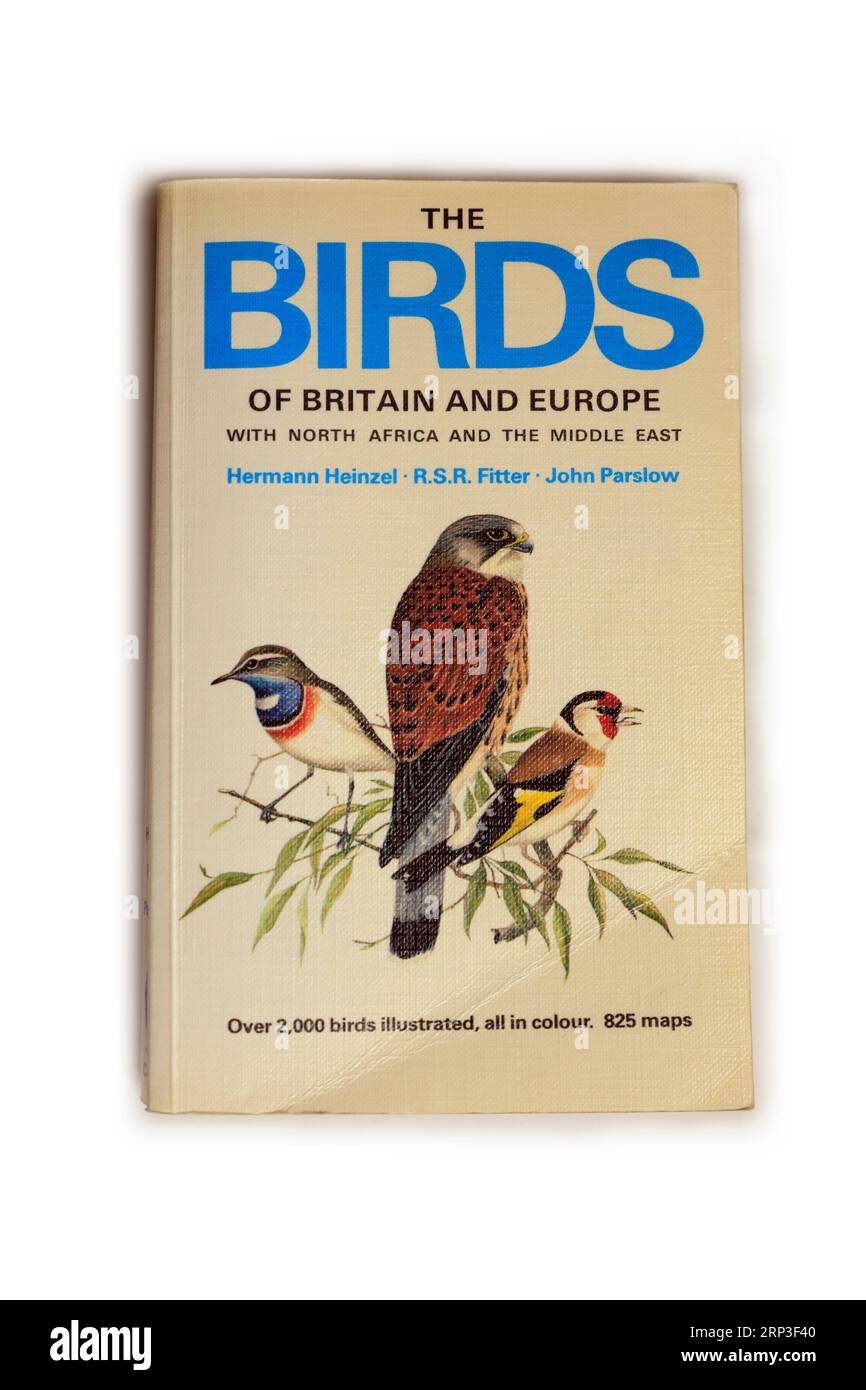Fotografia di copertina del libro - gli uccelli della Gran Bretagna e dell'Europa, con il Nord Africa e il Medio Oriente di Hermann Heinzel, R.S.R. Fitter, John Parslow Foto Stock
