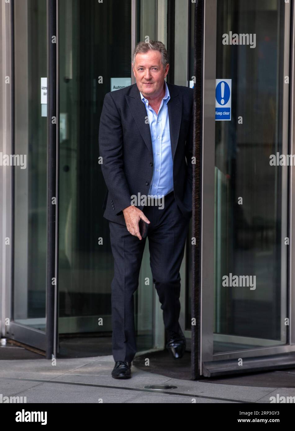 Londra, Regno Unito. 3 settembre 2023. Il conduttore televisivo britannico e giornalista Piers Morgan è visto fuori dalla BBC dopo essere apparso nello show Sunday con Laura Kuenssberg,.Credit: Tayfun salci / Alamy Live News Foto Stock