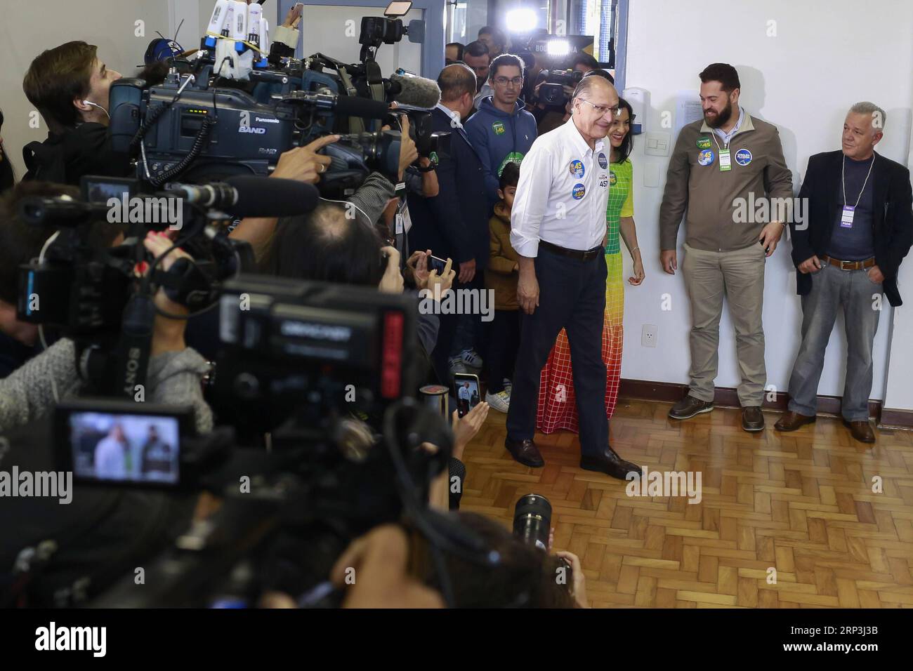 7 ottobre 2018 - PA SoÆ Ã‚Â£o Paulo ( SP ) 07/10/2018 Geraldo Alckmin , candidato do PSDB oÆ Ã‚ presidoÆ RepoÆ da Ã‚Âºblica votou num coloÆ©gio da sul da Capital Ã‚Âªncia Ã‚Â . Foto : Edilson Dantas / AgoÆ’Ã‚Âªncia (Credit Image: © /GDA via ZUMA Wire) Latino News - 7 ottobre 2018 OxGlobo PUBLICATIONxNOTxINxCHN Foto Stock