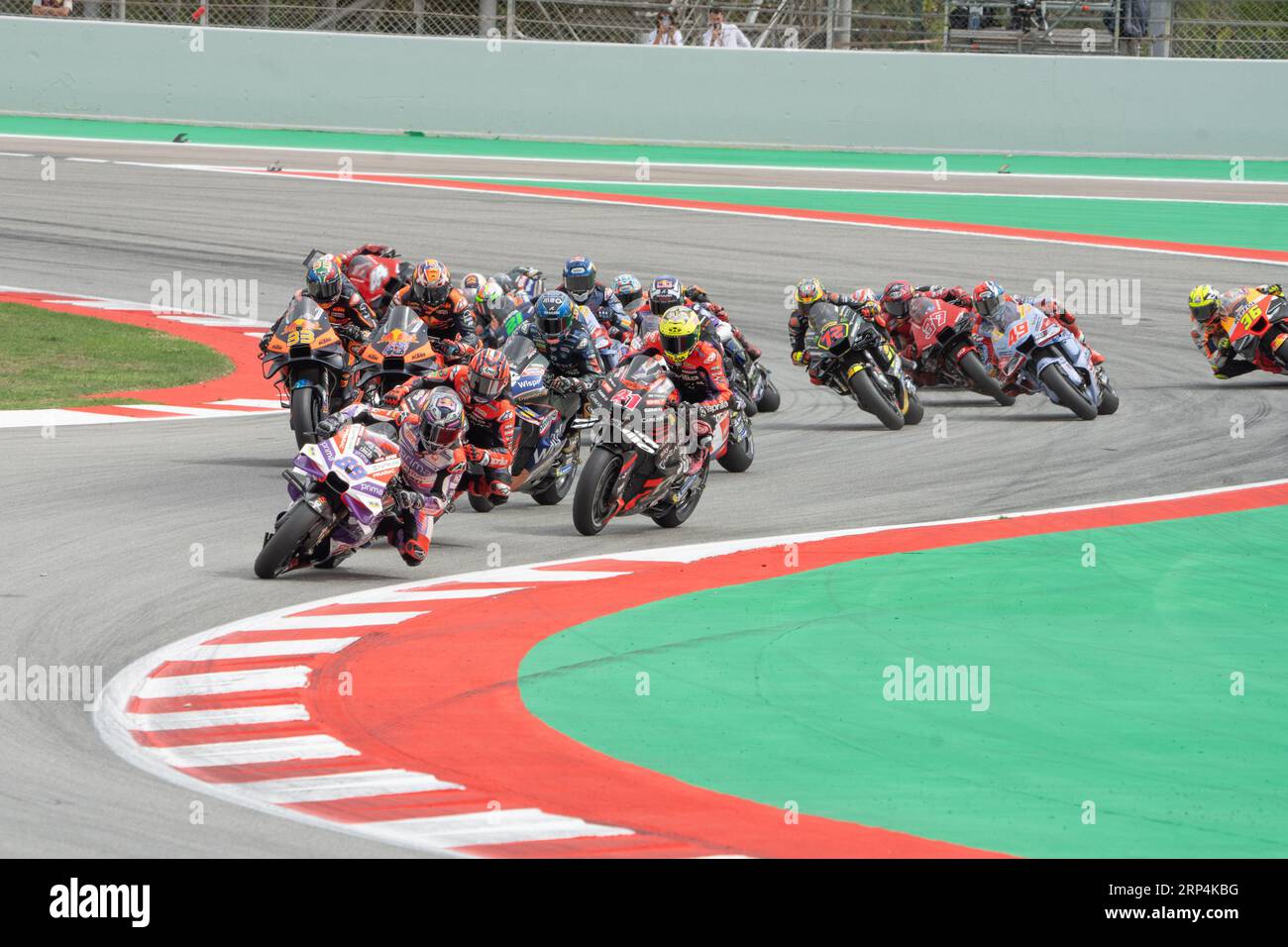 Barcellona, Spagna. 3 settembre 2023. Durante la MotoGP Gran premi Monster Energy de Catalunya MotoGP Race domenica 1-2-3 settembre 2023, al Circuit de Barcelona-Catalunya di Barcellona, Spagna. Credito: Agenzia fotografica indipendente/Alamy Live News Foto Stock