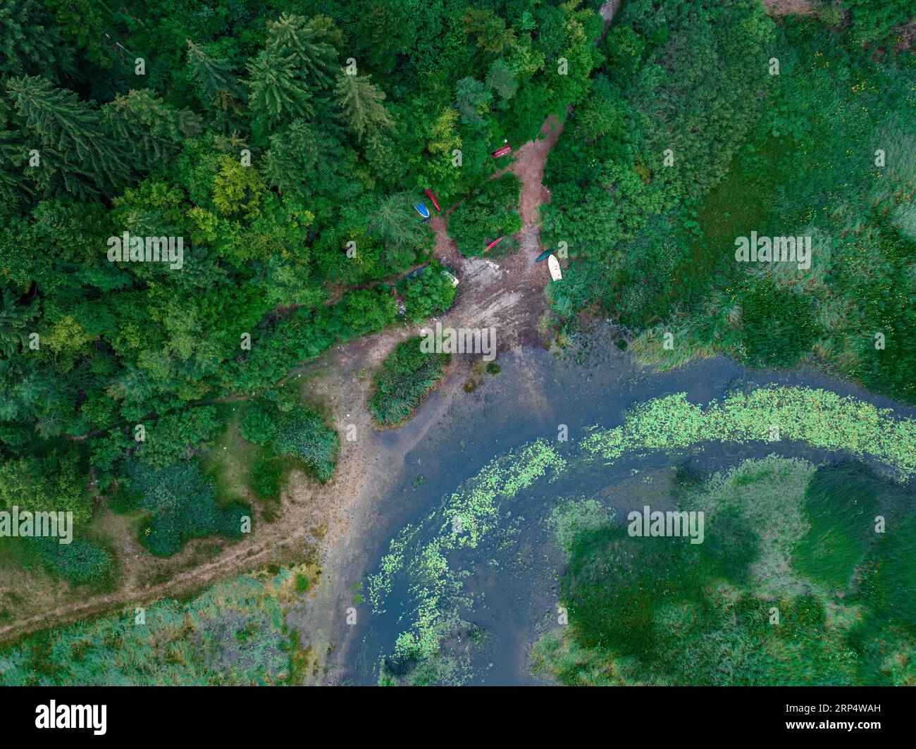 Lago Dry Cerknica Foto Stock