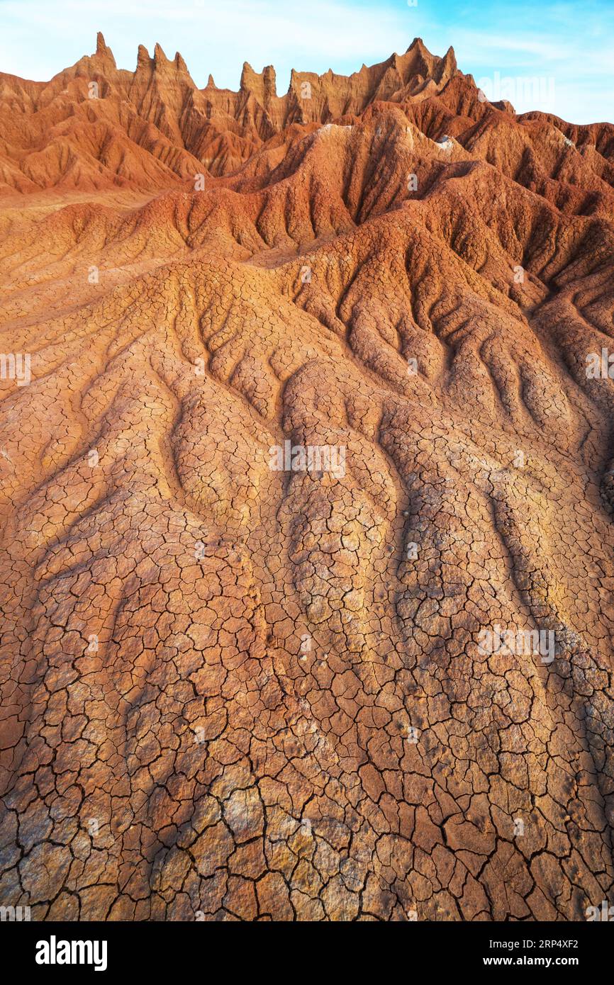 Paesaggi insoliti nel deserto di Tatacoa, Colombia, Sud America Foto Stock