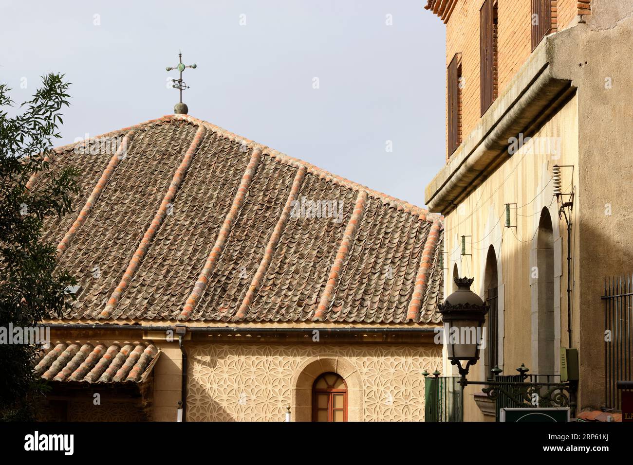 Dettagli nel centro storico di Segovia Foto Stock