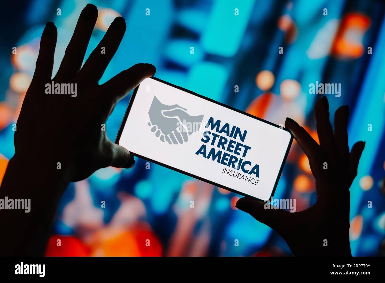 Brasile. 3 settembre 2023. In questa immagine, il logo Main Street America Insurance (MSA) viene visualizzato sullo schermo dello smartphone. (Immagine di credito: © Rafael Henrique/SOPA Images via ZUMA Press Wire) SOLO USO EDITORIALE! Non per USO commerciale! Foto Stock