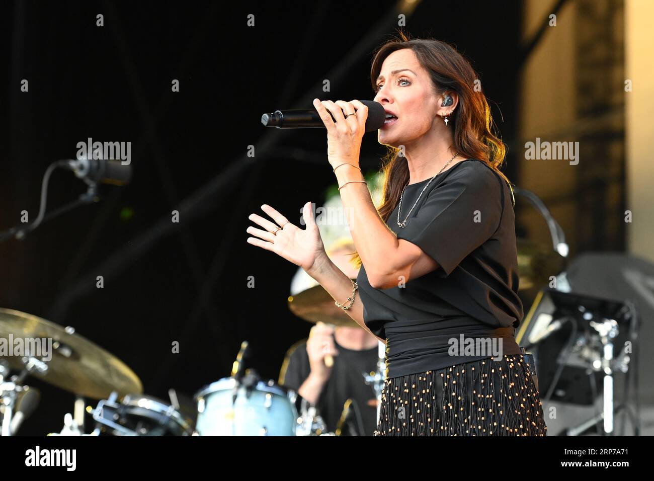 Natalie Imbruglia si esibisce al Trentham Live 2023 Foto Stock