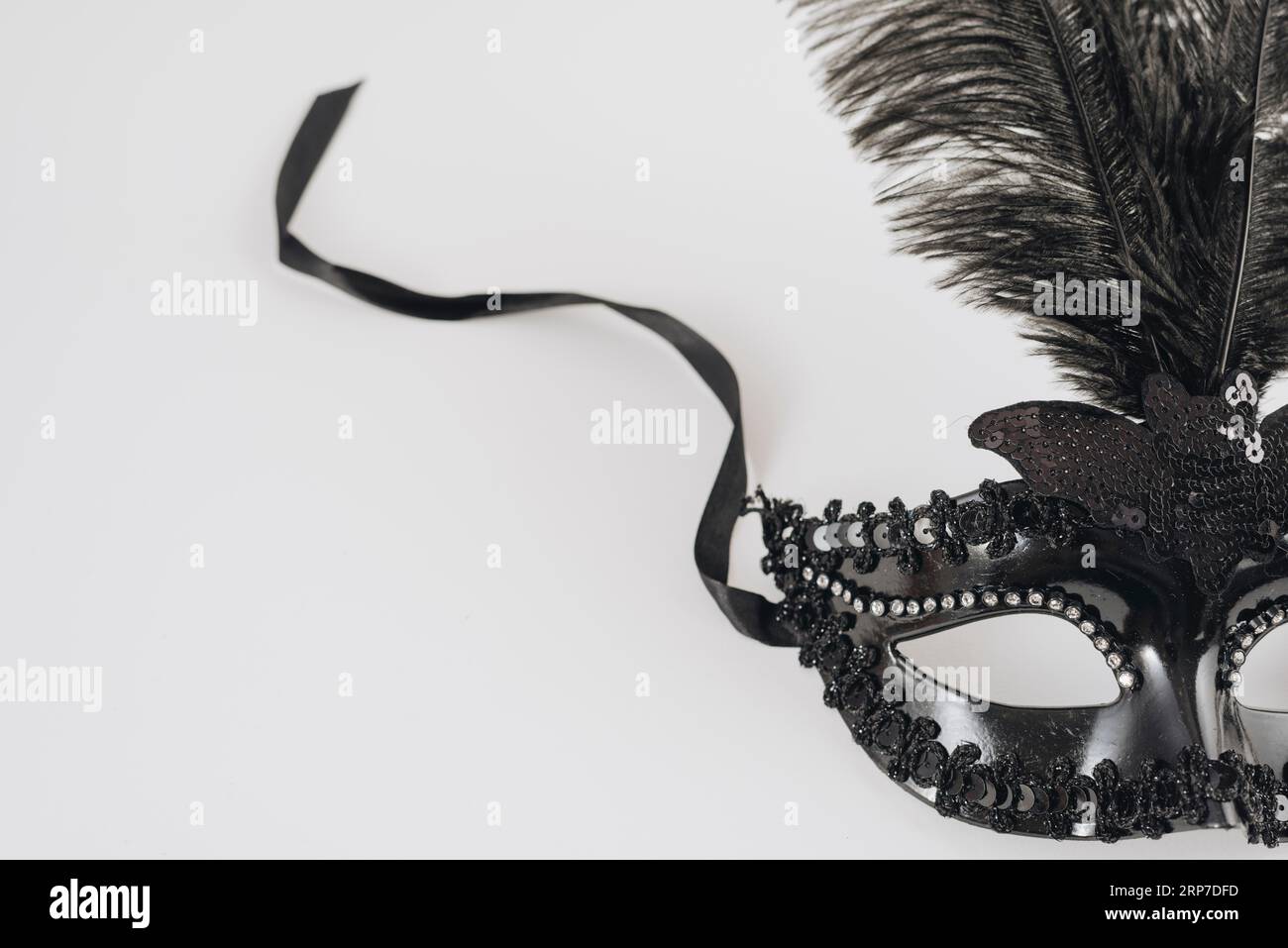 Maschera Veneziana Nero E Oro Per Adulti - Mascherina Carnevale Con Cordino Elastico