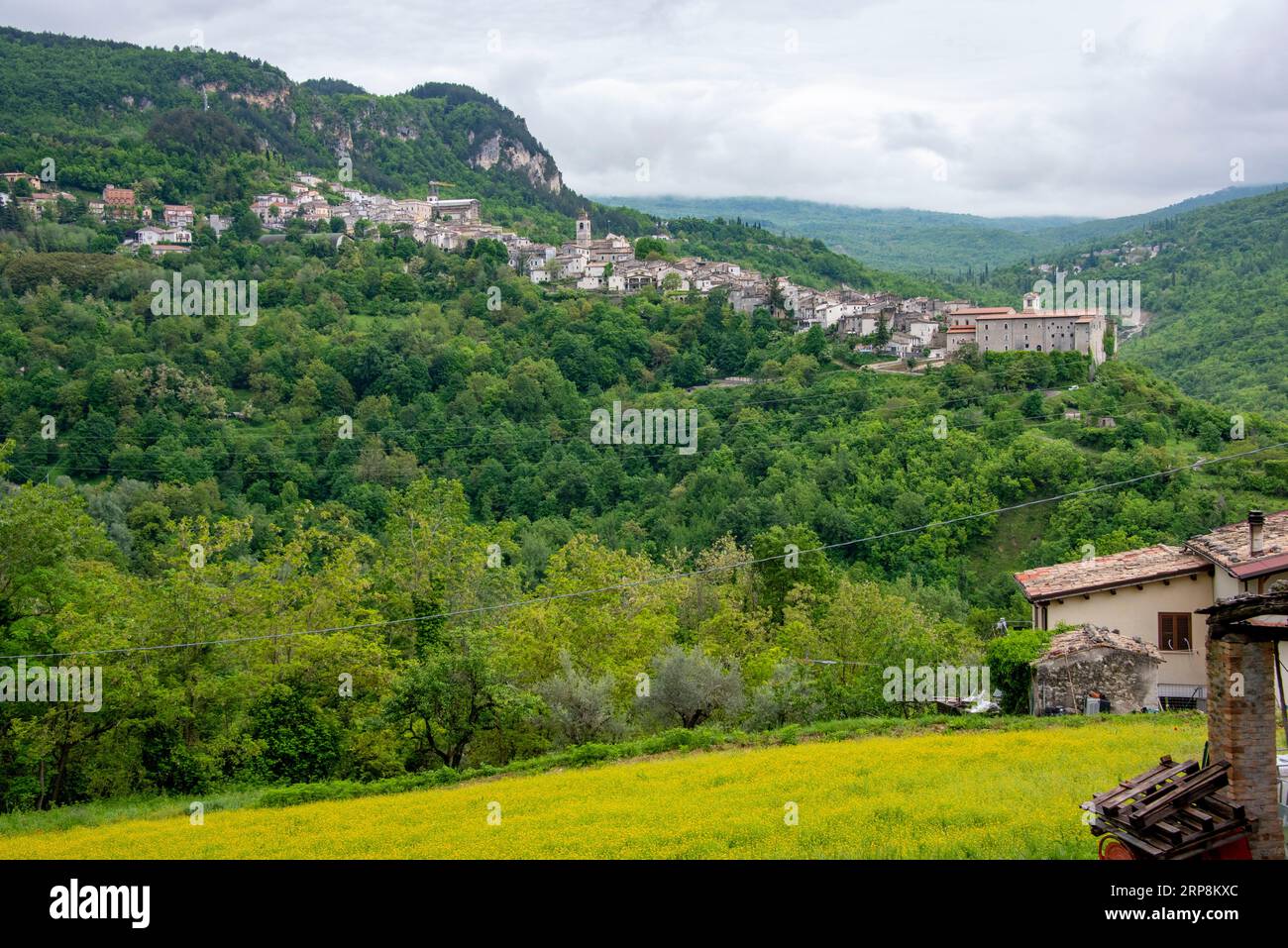 Comune di Caramanico Terme - Italia Foto Stock