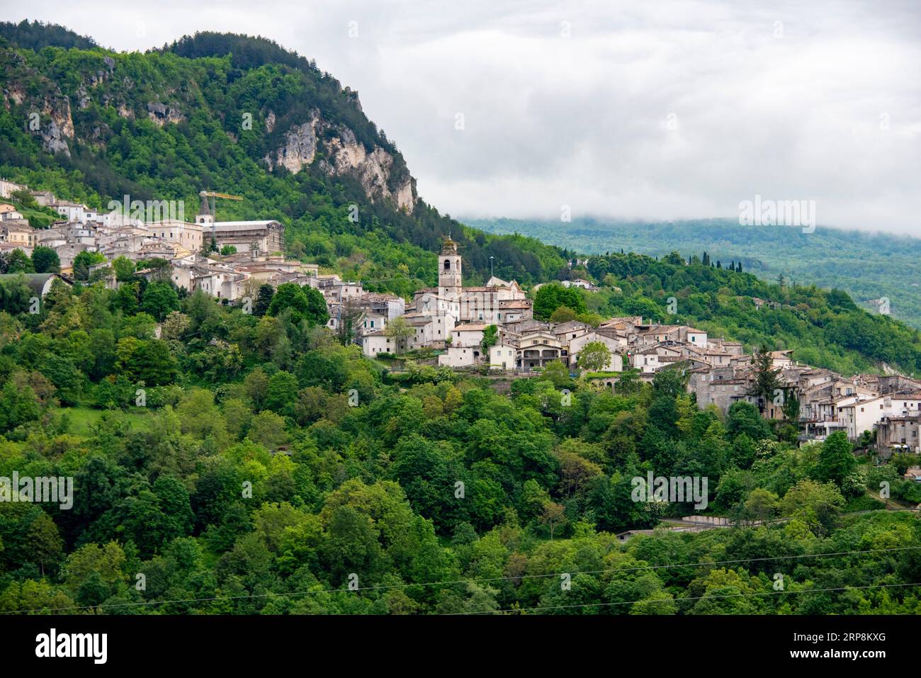 Comune di Caramanico Terme - Italia Foto Stock