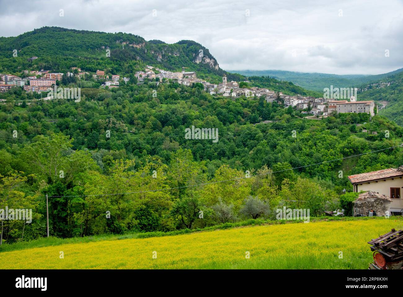 Comune di Caramanico Terme - Italia Foto Stock