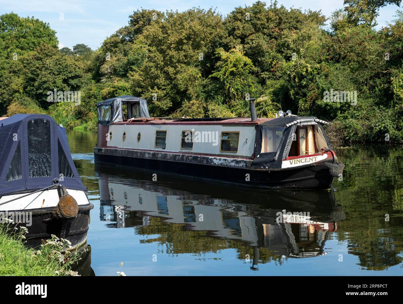 Sharpness to Gloucester Canal Foto Stock