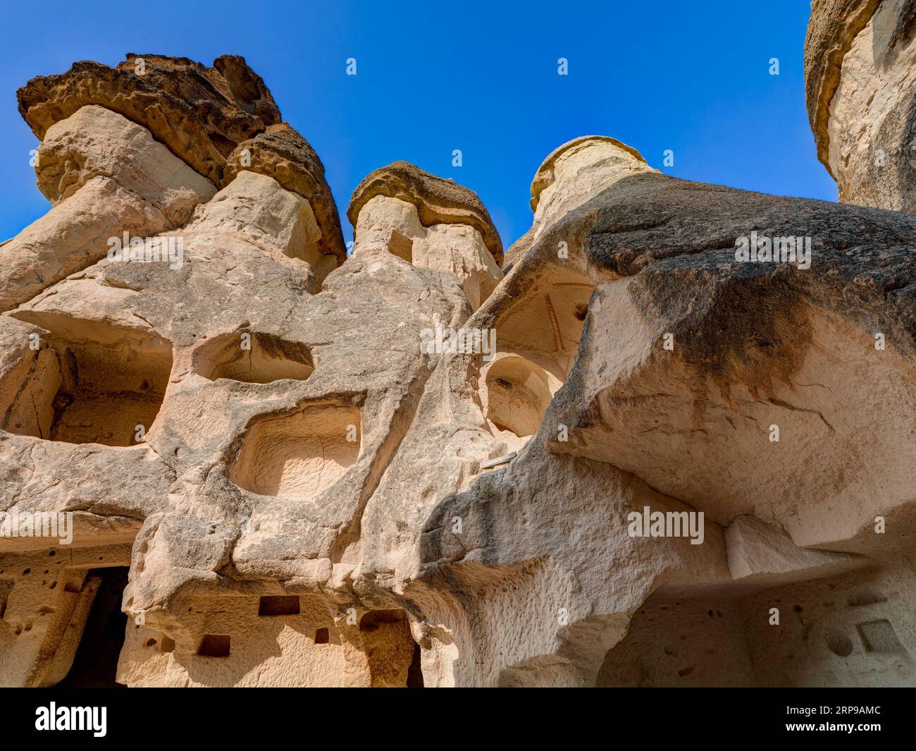 Simon Church at Pasabag Monks Valley (alias Fairy Chimneys), Göreme, Cappadocia, Turchia Foto Stock
