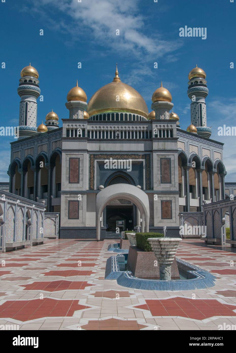 Jame 'ASR Hassanal Bolkiah Mosque, Bandar seri Begawan, Brunei Foto Stock