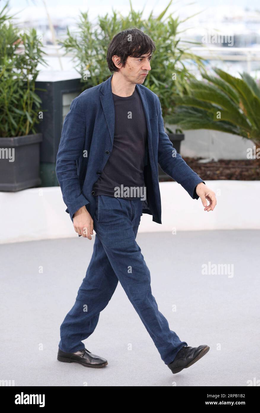 (190524) -- CANNES, 24 maggio 2019 (Xinhua) -- l'attore Luigi lo Cascio posa in una foto per il traditore al 72° Festival di Cannes, Francia, 24 maggio 2019. Il film del regista italiano Marco Bellocchio il traditore gareggerà per la Palme d o con altri 20 film. (Xinhua/Gao Jing) FRANCE-CANNES-FILM FESTIVAL-PHOTOCALL- THE TRAITOR PUBLICATIONxNOTxINxCHN Foto Stock