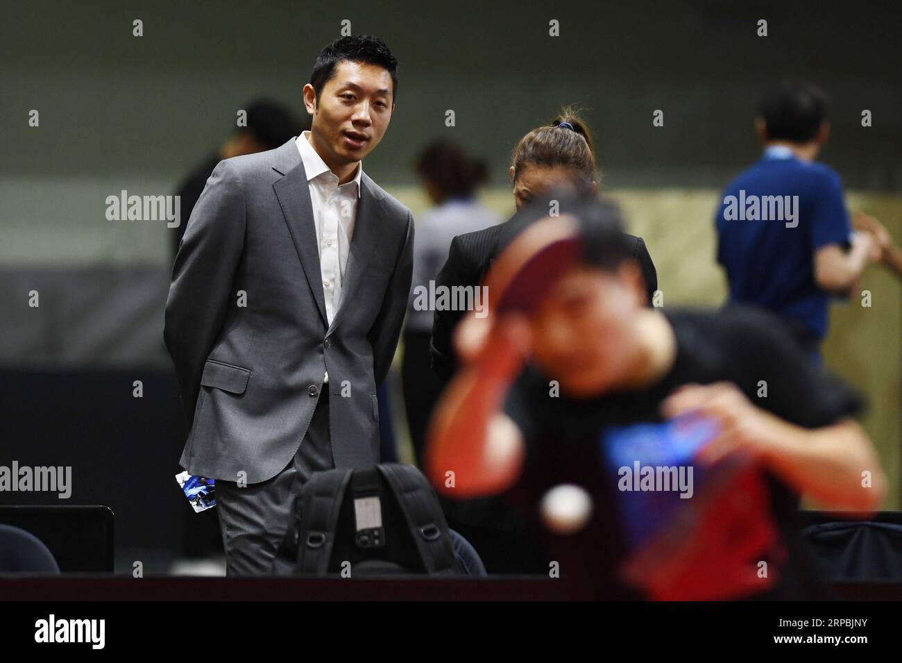 PyeongChang, Repubblica di Corea. 4 settembre 2023. Xu Xin Table Tennis : Campionati asiatici di Pyeongchang Dome 2023 a Pyeongchang, Repubblica di Corea . Crediti: Itaru Chiba/AFLO/Alamy Live News Foto Stock