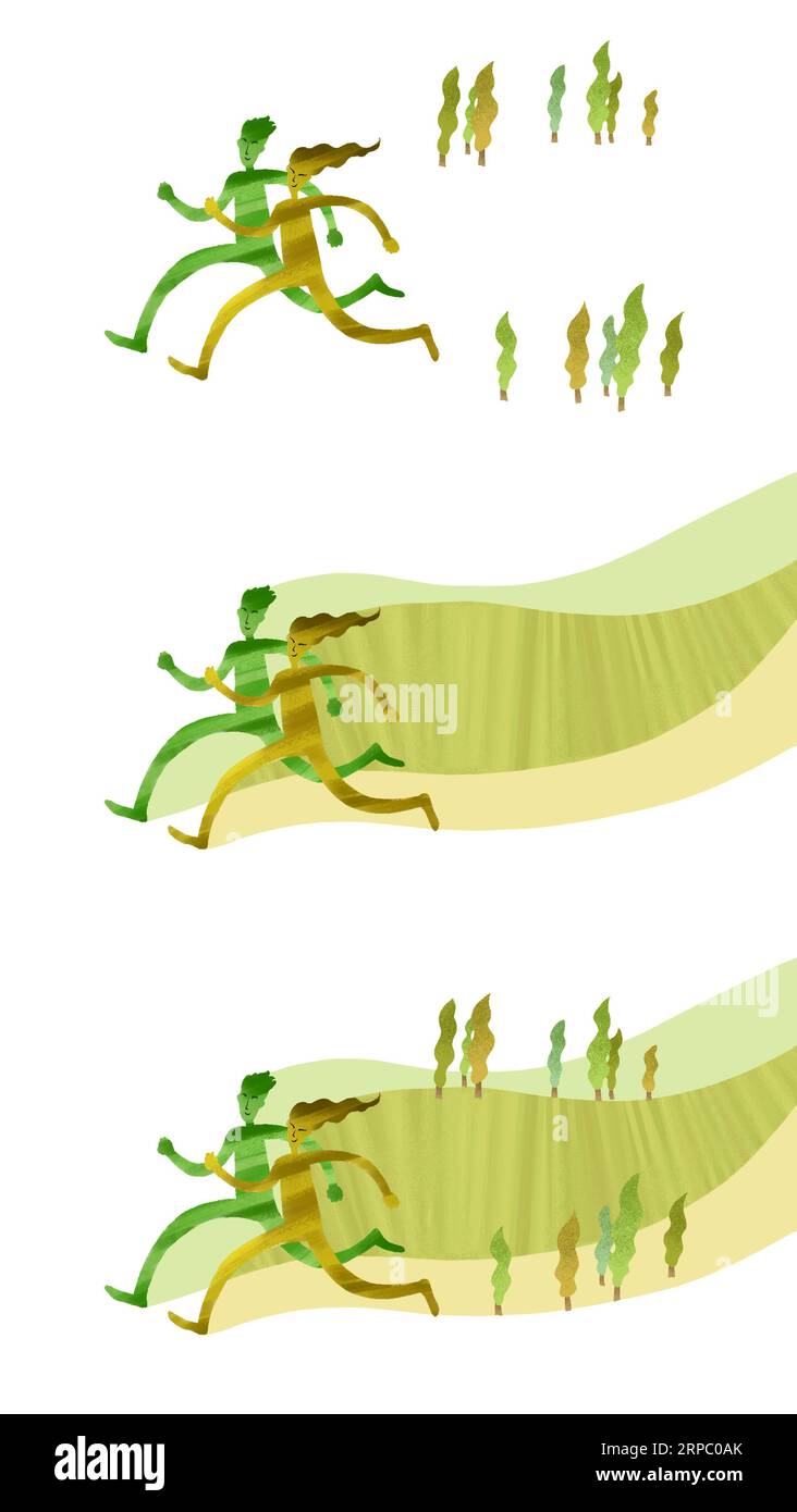 uno stile di vita sano Foto Stock