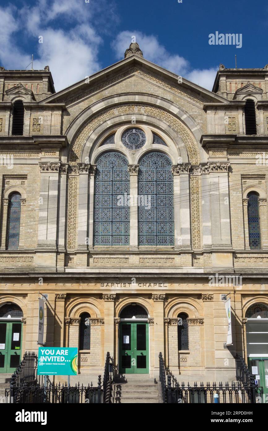 Werter Road Baptist Church - edificio classificato di grado II in Werter Road, Putney, Londra, SW15, Inghilterra, REGNO UNITO Foto Stock