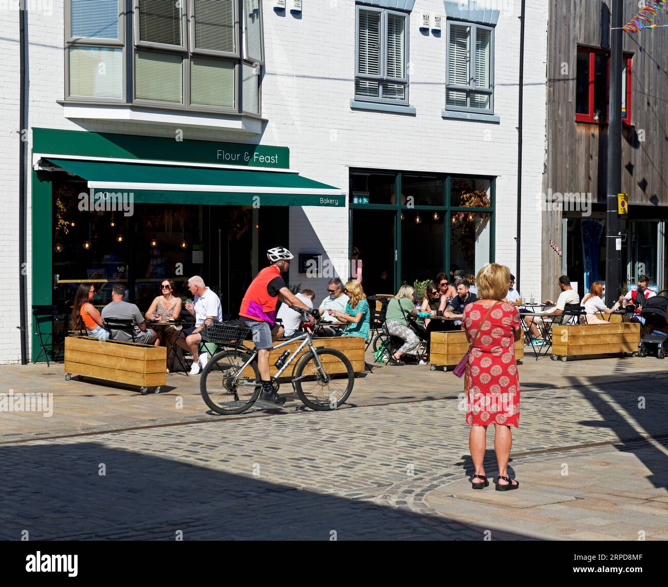 Humber Street a Hull, Humberside, East Yorkshire, Inghilterra Regno Unito Foto Stock