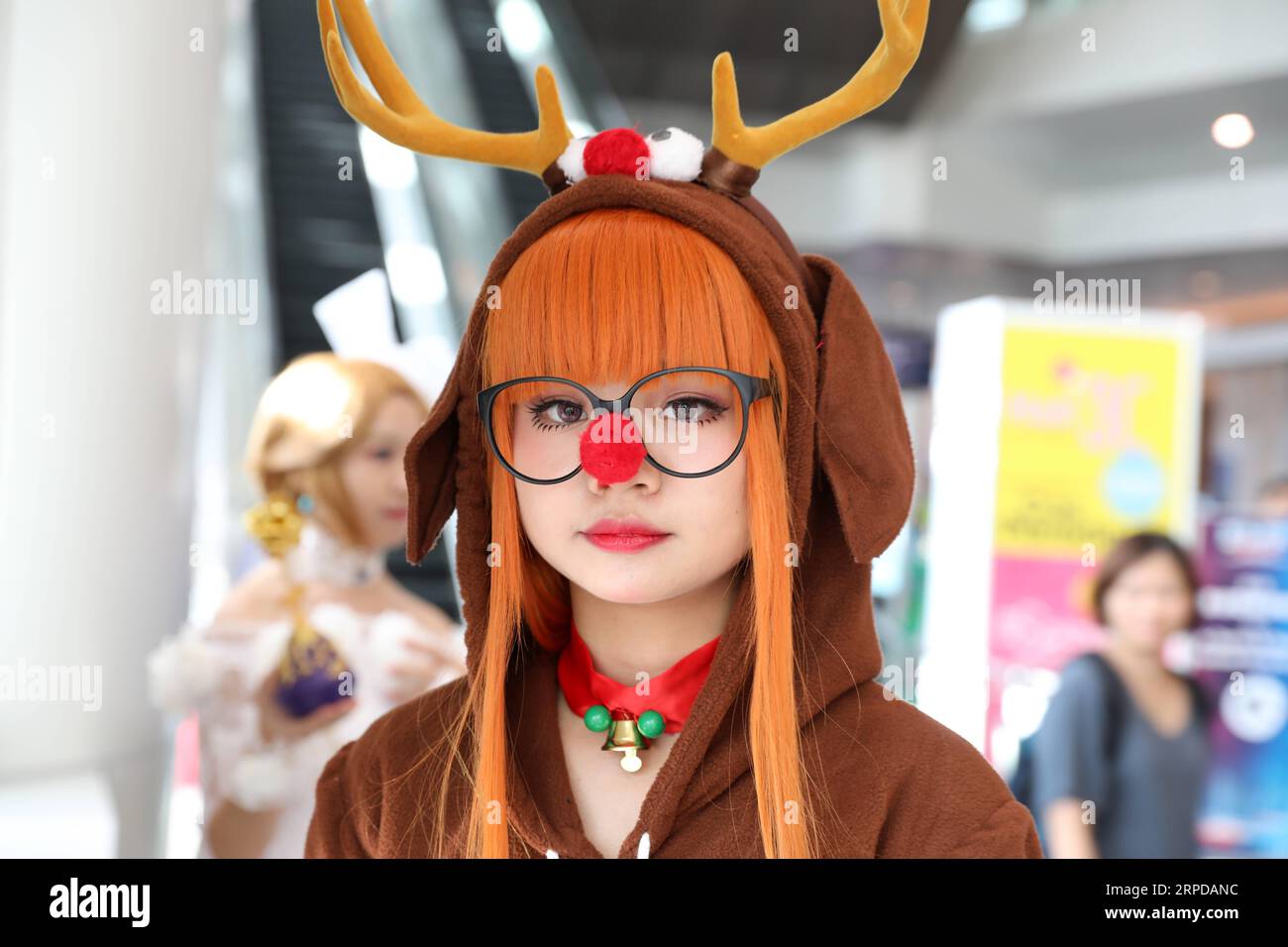 (190728) - HONG KONG, 28 luglio 2019 -- Un cosplayer partecipa all'Hong Kong Animation, Comics and Games Expo (ACGHK) a Hong Kong, 28 luglio 2019. CHINA-HONG KONG-COSPLAY (CN) WuxXiaochu PUBLICATIONxNOTxINxCHN Foto Stock