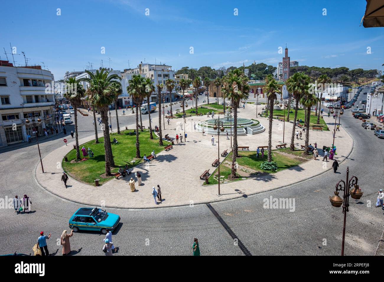 Marocco - Tangeri - Piazza Grand Socco Foto Stock