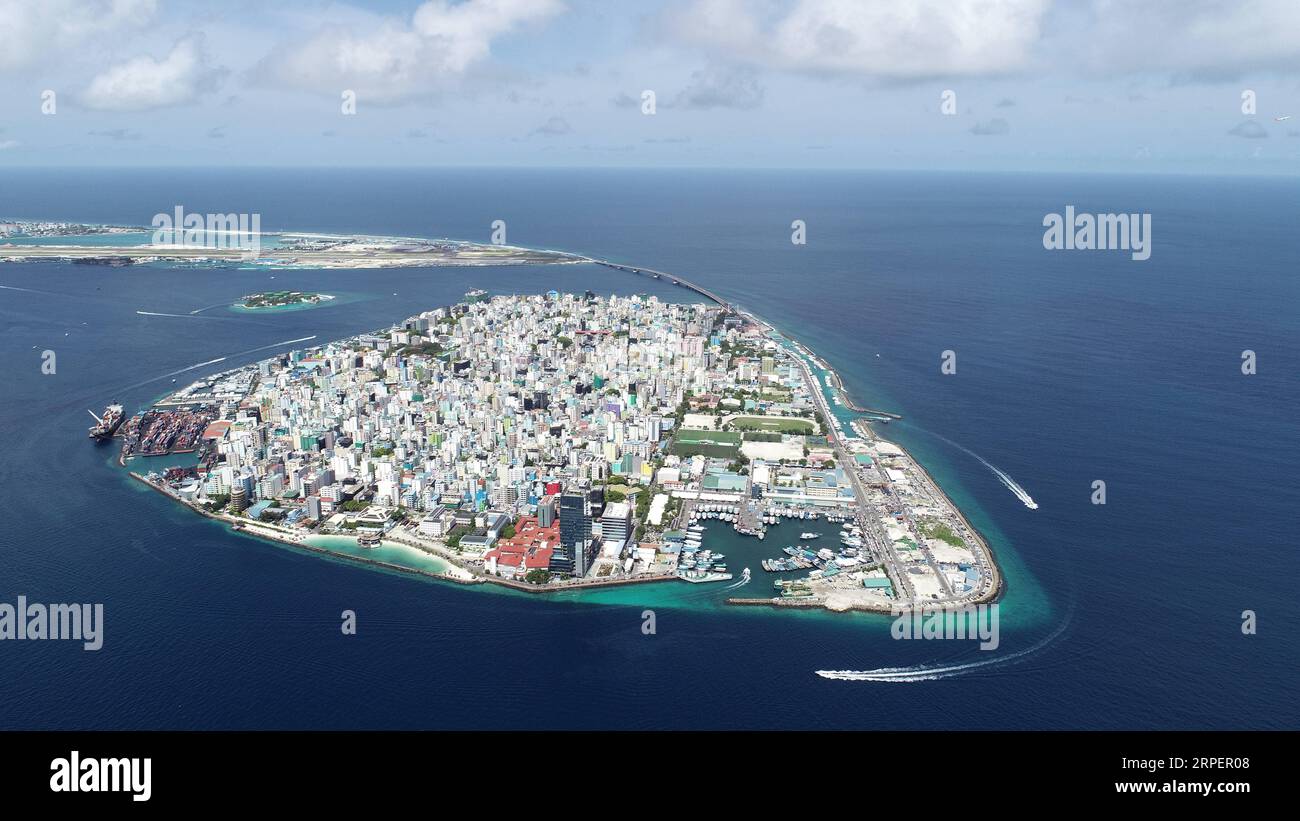 Capital maldives male aerial view immagini e fotografie stock ad alta  risoluzione - Alamy