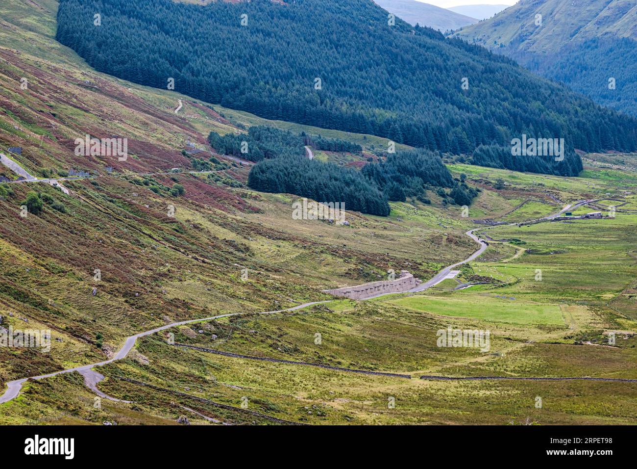 Riposati e sii grato alla A83 e alla Old Military Road, Argyll, Scozia, Regno Unito Foto Stock