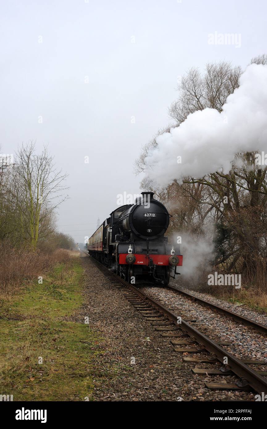 'Dorayshire' ad est di Wansford sulla Nene Valley Railway. Foto Stock