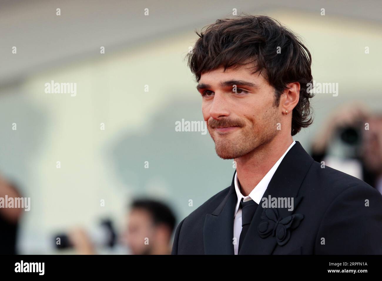 Italia, Lido di Venezia, 4 settembre 2023: Jacob Elordi partecipa al Red carpet per il film "Priscilla" alla 80 Mostra Internazionale d'Arte cinematografica di Venezia il 4 settembre 2023 a Venezia. Foto © Ottavia da re/sintesi/Alamy Live News Foto Stock