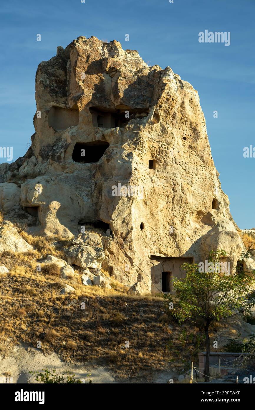 Chiesa rupestre, Goreme Open Air Museum, Goreme, Cappadocia, Turchia Foto Stock