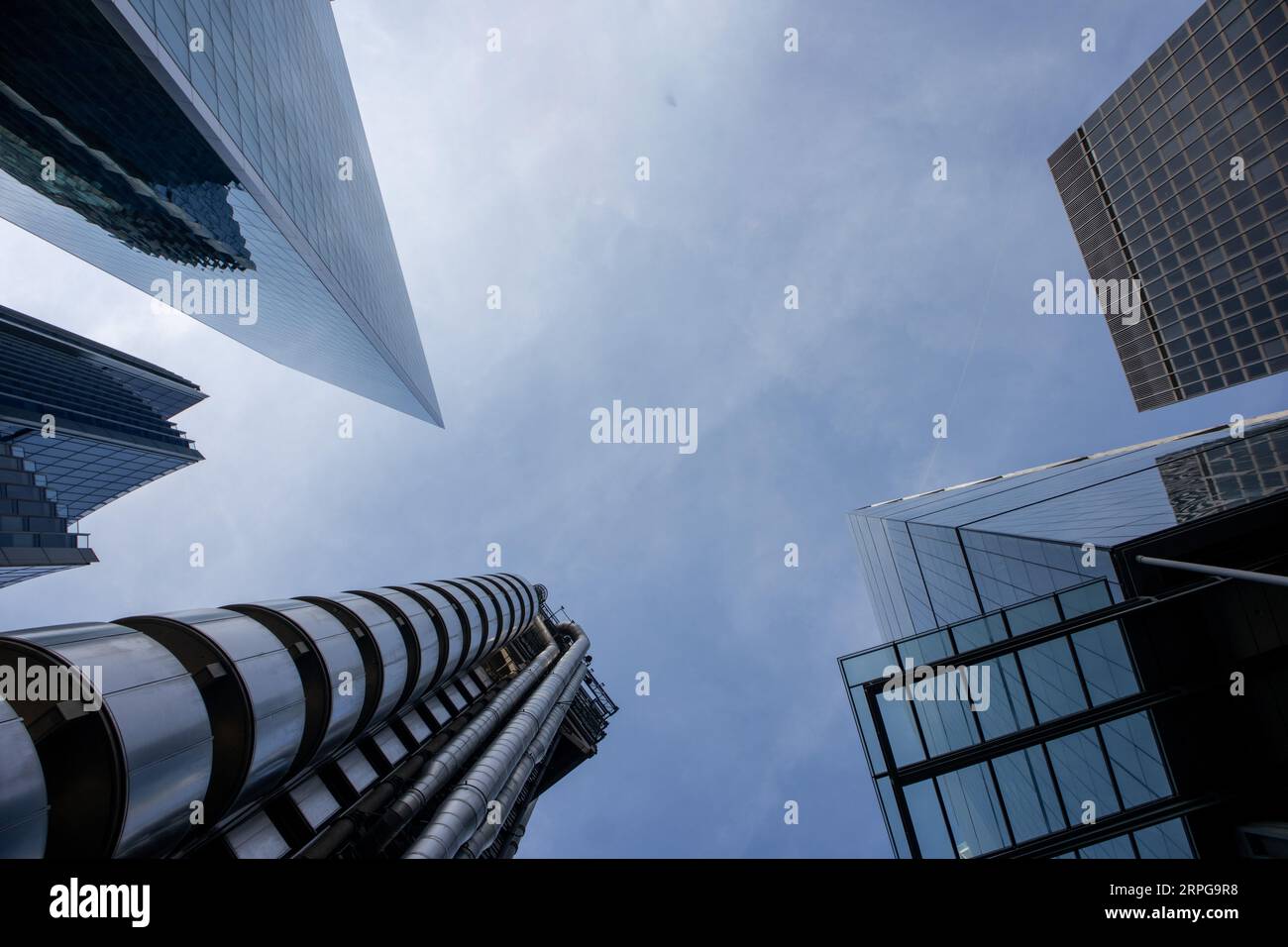Città di grattacieli di Londra Foto Stock