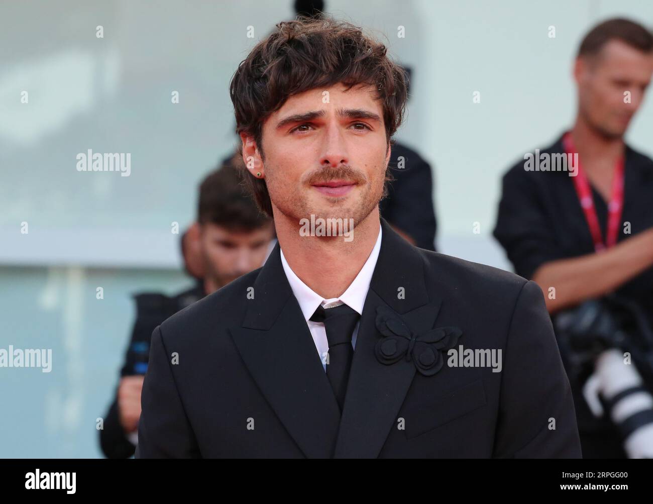 Venezia, Italia, 4 settembre 2023. Jacob Elordi arriva sul Red carpet per il film Priscilla Gala proiezione alla 80 Mostra Internazionale d'Arte cinematografica di Venezia. Crediti: Doreen Kennedy/Alamy Live News. Foto Stock