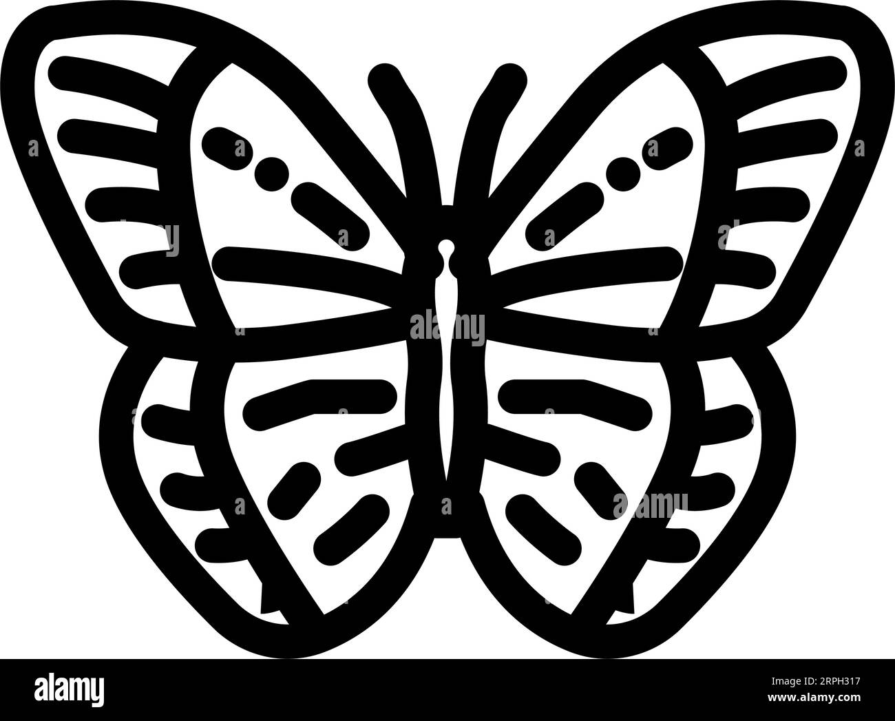 illustrazione vettoriale dell'icona della linea estiva con zolfo arancione Illustrazione Vettoriale