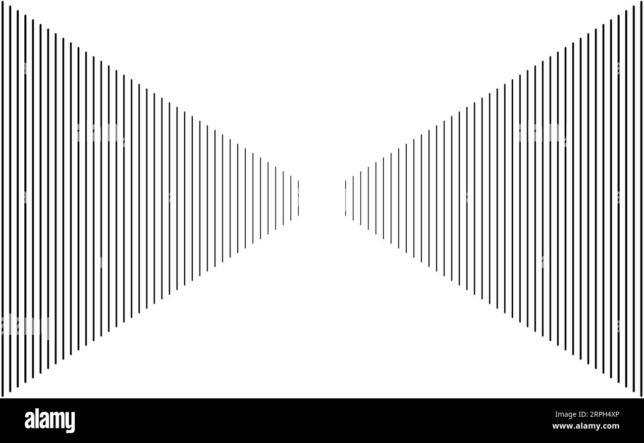 Linee sullo sfondo astratto prospettico Illustrazione Vettoriale